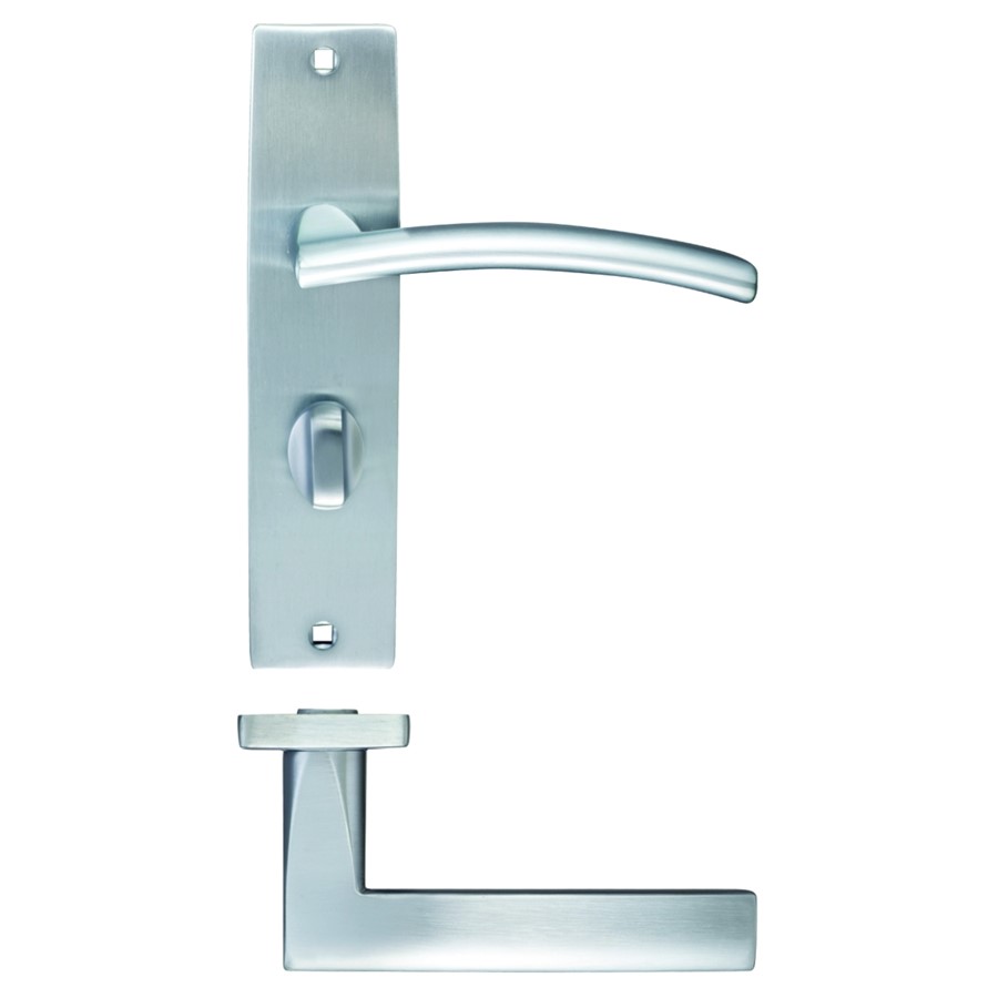 ZOO AMALFI LEVER ON BATH BACKPLATE 180X43MM SC