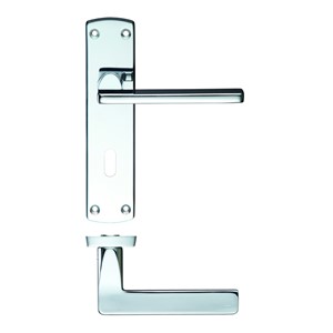 ZOO LEON LEVER ON LOCK BACKPLATE 170X40MM CP