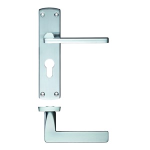 ZOO LEON LEVER ON EURO BACKPLATE 170X40MM SC