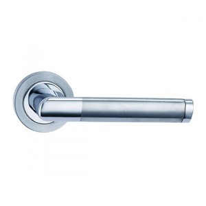 FORTESSA AZTEC SAT/POL CHROME LEVER ON ROSE HANDLES