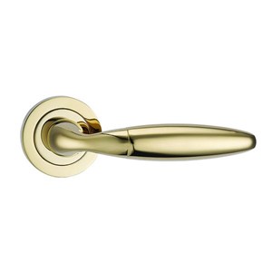 FORTESSA BULBUS PVD BRASS LEVER ON ROSE HANDLES