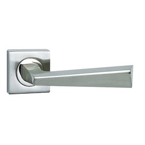 FORTESSA CANNES SAT NICKEL LEVER ON ROSE HANDLES