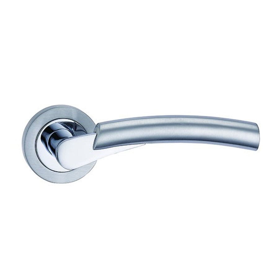 FORTESSA SORRENTO SAT/POL CHROME LEVER ON ROSE HANDLES