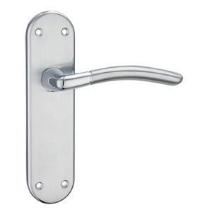 AMALFI LEVER LATCH ON BACKPLATE 184 X 46.7MM SC/PC