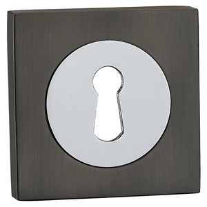 FORTESSA GOTHAM SQUARE STD KEYWAY ESCUTCHEON GM/PC