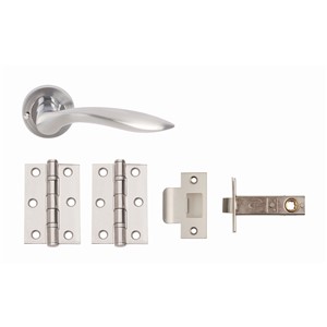 OPEN LEVER ON ROSE PRIVACY, HINGES, LATCH PACK-SCP/PSS