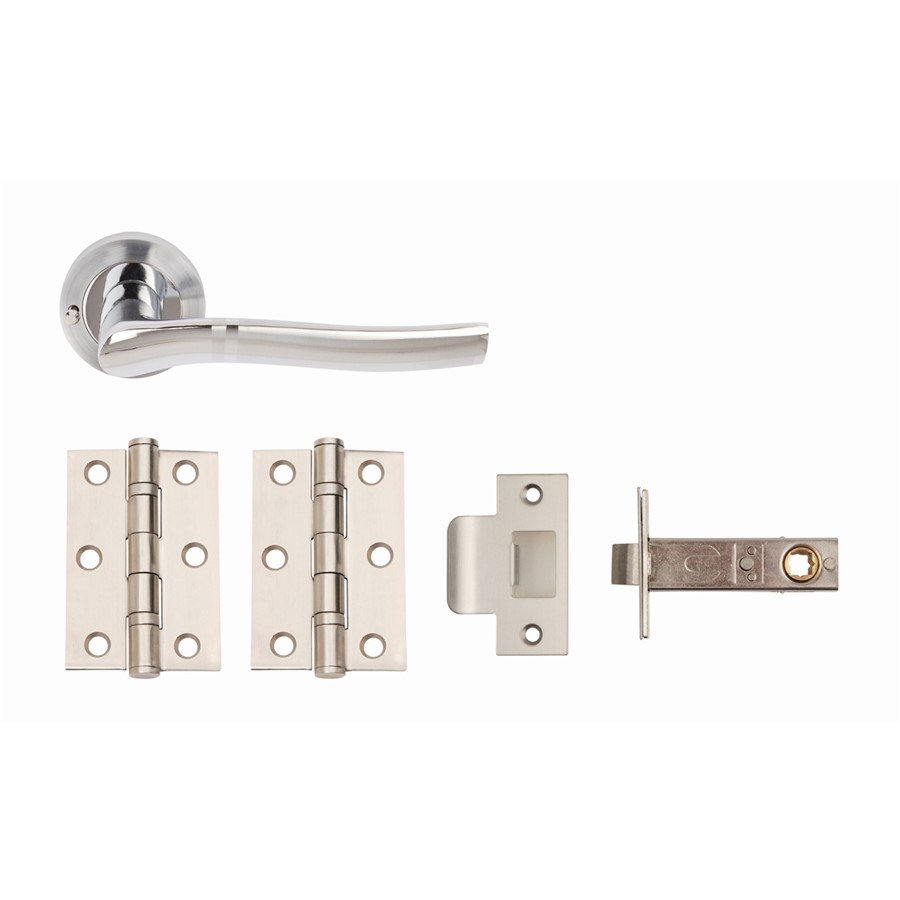 MODE LEVER ON ROSE PRIVACY, HINGES, LATCH PACK-SCP/PCP