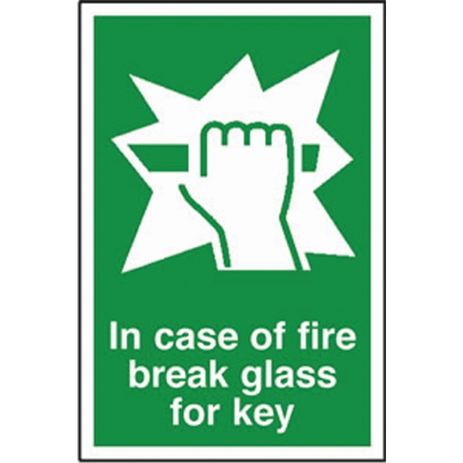 FIRE ACTION SIGN 100X150MM RIGID PLASTIC SA64R