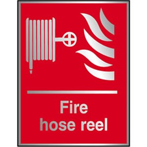 HOSE REEL SIGN SATIN   SAT3RS 100X150MM  RIGID S/A      AP8F