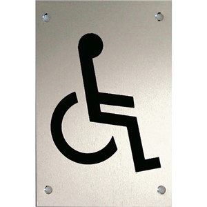 DISABLED SYMBOL SAA 150X100MM SCREWFIX D/CSK