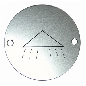 SHOWER AREA CIRCULAR DISC SAA 75MM DIA SCREWFIX