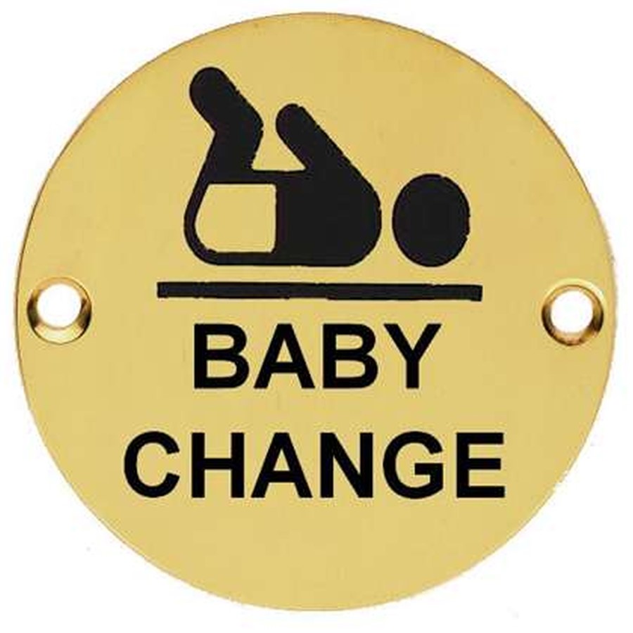 BABY CHANGE CIRCULAR DISC PB 75MM DIA SCREWFIX