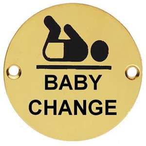 BABY CHANGE CIRCULAR DISC PB 75MM DIA SCREWFIX