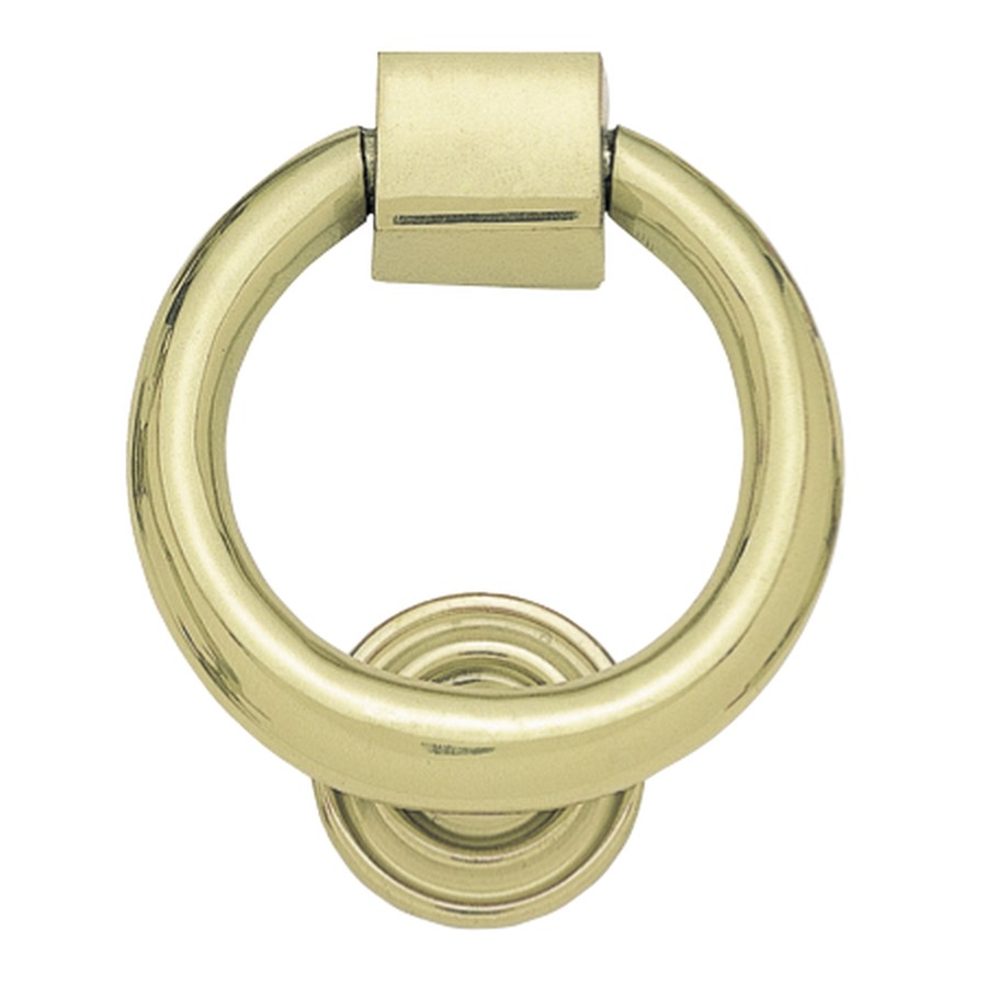 HOMESTYLE RING DOOR KNOCKER BRASS  JV37PB