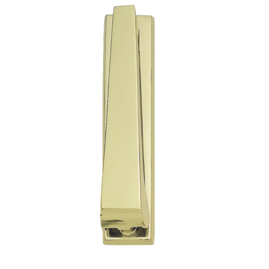 HOMESTYLE UPRIGHT KNOCKER BRASS 150MM  JV2PB