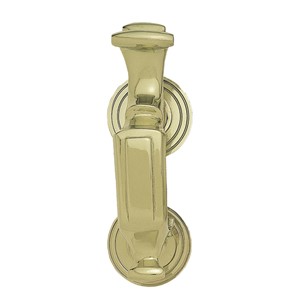 HOMESTYLE DOOR KNOCKER 152MM BRASS  JV4PB;