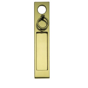 HOMESTYLE TRINITY PLATE 250X76MM BRASS