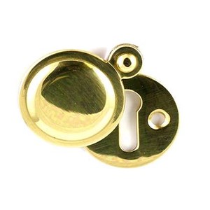 HOMESTYLE ROUND COVERED ESCUTCHEON 32MM BRASS JV42PB