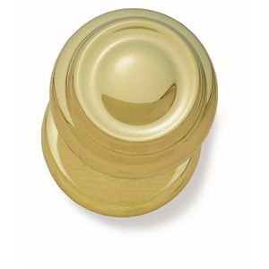 HOMESTYLE CENTRE DOOR KNOB 102MM DIA BRASS   JV57BPB