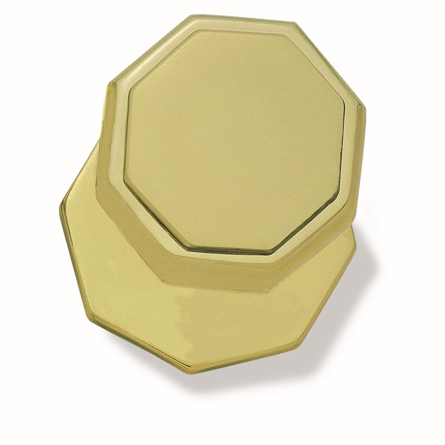 HOMESTYLE CENTRE DOOR KNOB 70MM DIA BRASS  JV33PB