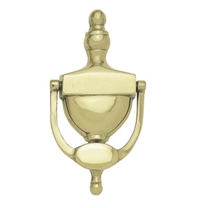 HOMESTYLE SMALL URN KNOCKER BRASS 152MM  JV38SPB