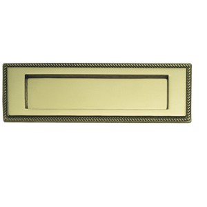 HOMESTYLE GEORGIAN LETTER PLATE 275X102MM BRASS JG7SPB