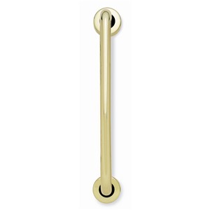 HOMESTYLE PULL HANDLE ON ROSE 225MM BRASS  JV3500APB