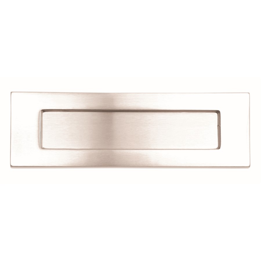 VICTORIAN SPRUNG LETTER PLATE 280X90MM POL CHROME JV36BPC