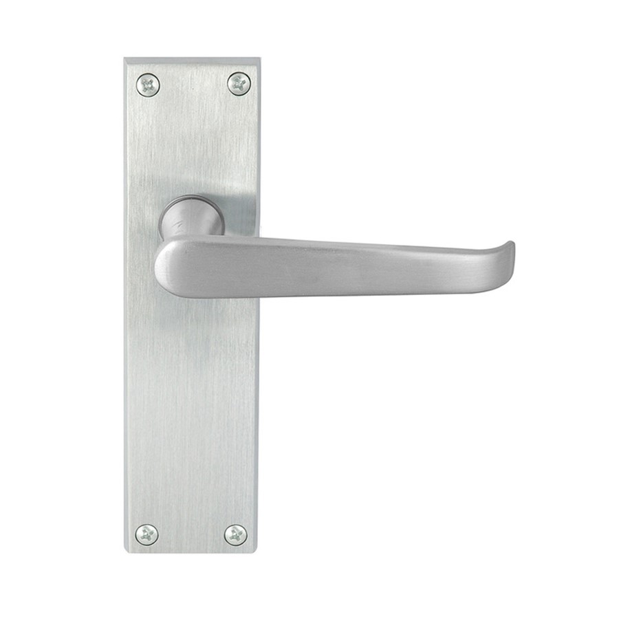 VICTORIAN LEVER LATCH LONG PLATE SC 150 X 40MM