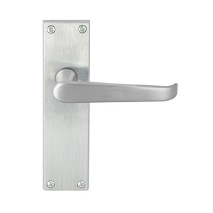VICTORIAN LEVER LATCH LONG PLATE SC 150 X 40MM