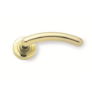 PALAMON LEVER ON ROSE POLISHED BRASS  JV710PVD