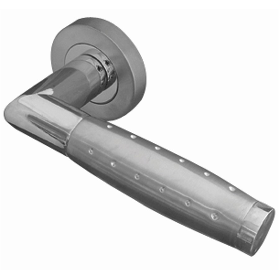 VOLETTA LEVER ON ROSE POLISHED/SATINCHROME JV482PCSC