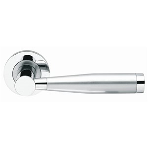 CALISTO LEVER ON ROSE POLISHED CHROME&SATIN NICKEL JV465PCSN