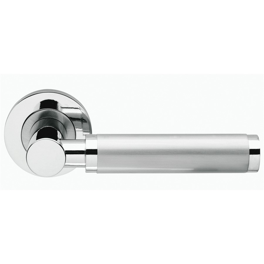 KYRIA LEVER ON ROSE POLISHED AND SATIN NICKEL JV467PCSN