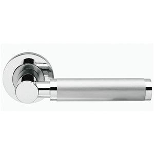 KYRIA LEVER ON ROSE POLISHED AND SATIN NICKEL JV467PCSN
