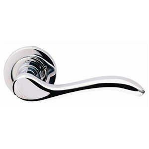 SAPPHIRA LEVER ON ROSE POLISHED CHROME  JV550PC