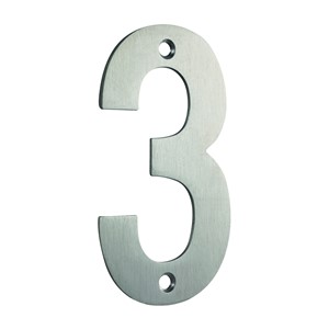 N&C SPECIFIER 76MM NUMERAL "3" SCREWFIX SSS