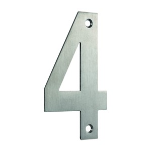 N&C SPECIFIER 76MM NUMERAL "4" SCREWFIX SSS