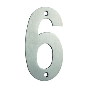 N&C SPECIFIER 76MM NUMERAL "6" SCREWFIX SSS