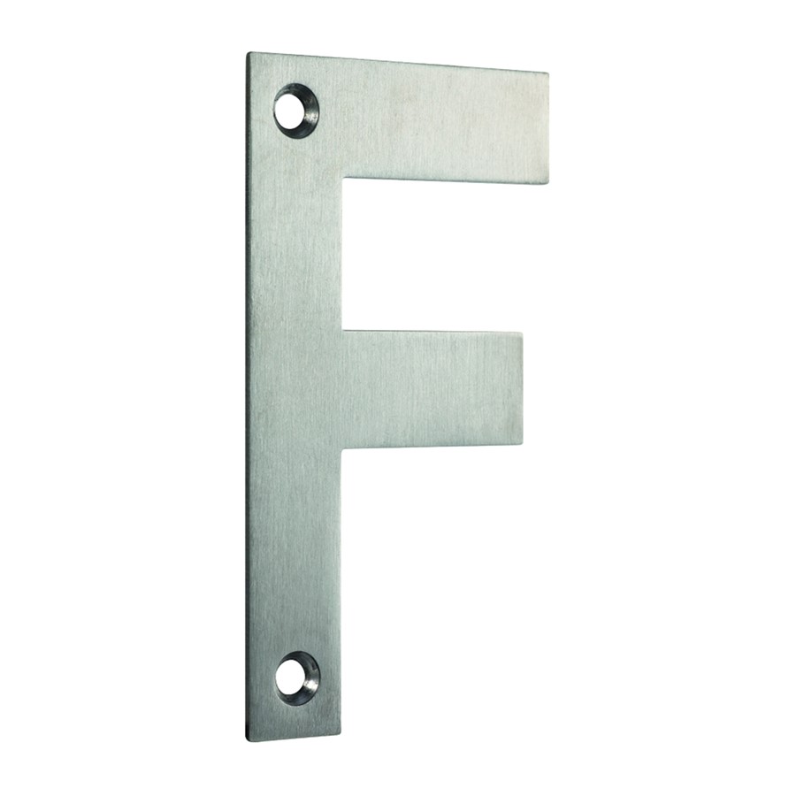 N&C SPECIFIER 102MM LETTER "F" SCREWFIX SSS