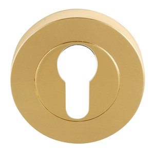 DESIGNER RANGE EURO PROFILE ESCUTCHEON BRASS  JV703PB