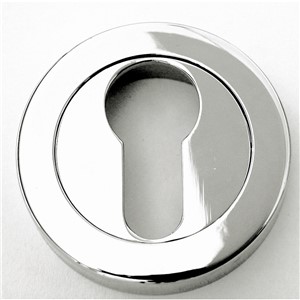 DESIGNER RANGE OVAL PROFILE ESCUTCHEON CHROME  JV704PC