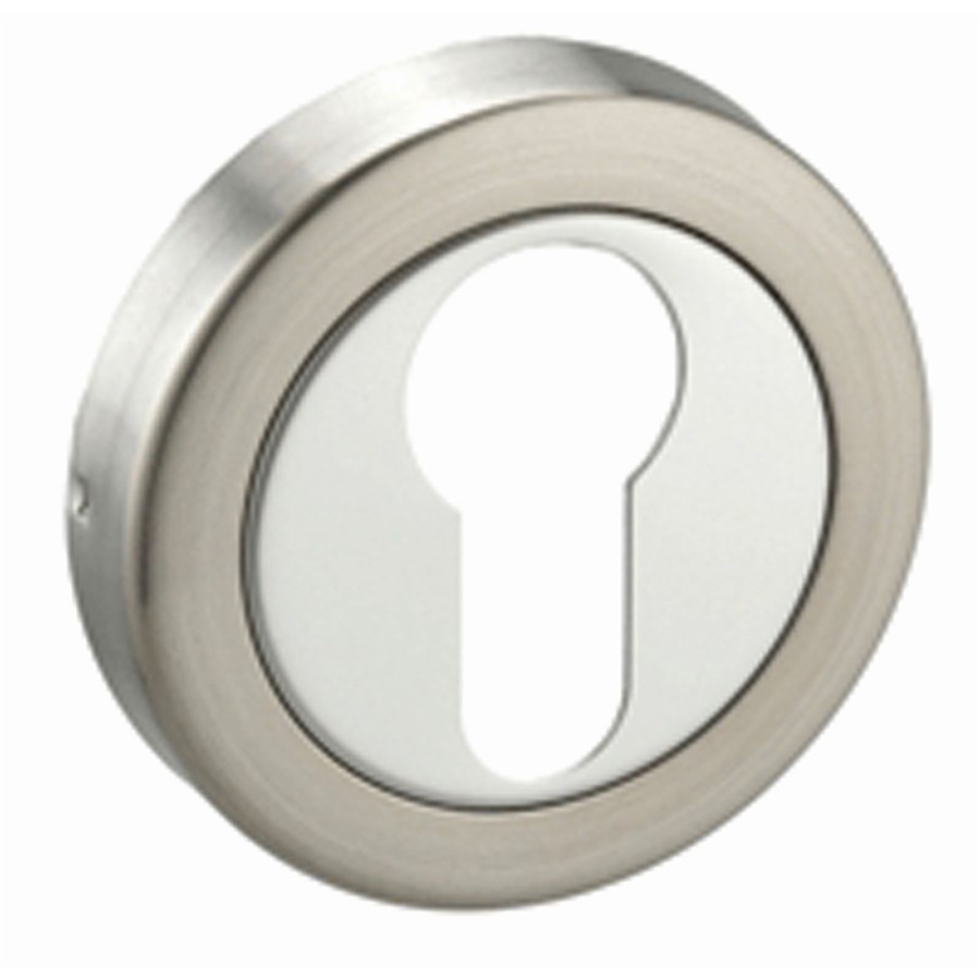 EURO ESCUTCHEON POLISHED AND SATIN CHROME  JV503EPCSC