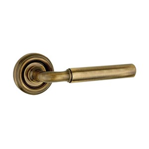 PARISIAN - ELISE DESIGN LEVER ON ROSE ANTIQUE BRASS