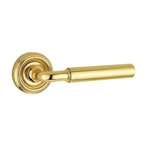 PARISIAN - ELISE DESIGN LEVER ON ROSE POLISHED BRASS