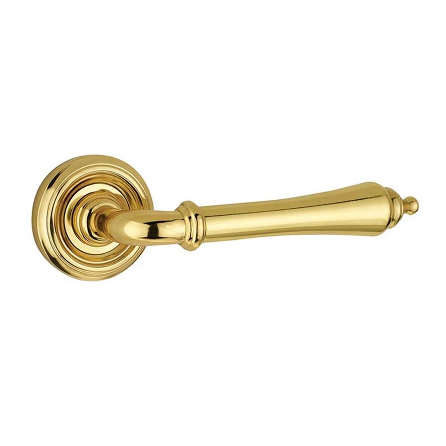 PARISIAN - CAMILLE DESIGN LEVER ON ROSE POLISHED BRASS