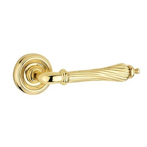PARISIAN - GISELLE DESIGN LEVER ON ROSE POLISHED BRASS