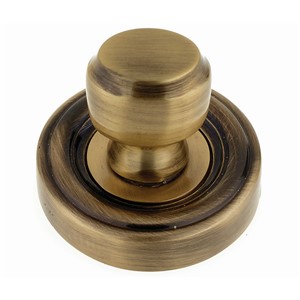 PARISIAN - BATHROOM TURN & RELEASE ANTIQUE BRASS