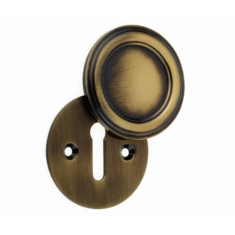 PARISIAN - COVERED ESCUTCHEONS ANTIQUE BRASS