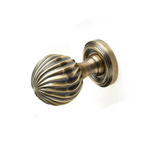 PARISIAN - 50MM MORTICE KNOB FURNITURE ANTIQUE BRASS
